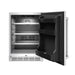 Gordon Ramsay THOR 24" Outdoor Beverage Cooler - Stainless Steel - light on white 1