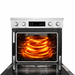 Cosmo 30 in. Stellar Collection 4.8 cu. ft. Electric Range, 4 Burner Ceramic Glass Cooktop, Convection Oven, Stainless Steel - COS-RES304SS