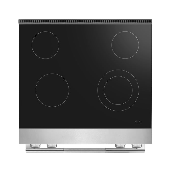 Cosmo 30 in. Stellar Collection 4.8 cu. ft. Electric Range, 4 Burner Ceramic Glass Cooktop, Convection Oven, Stainless Steel - COS-RES304SS