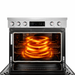 Cosmo 36 in. Stellar Collection 6.1 cu. ft. Electric Range, 5 Burner Ceramic Glass Cooktop, Convection Oven, Stainless Steel - COS-RES365SS