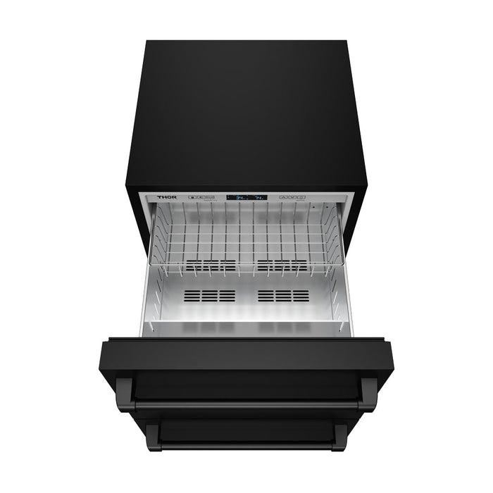 Gordon Ramsay THOR 24" Drawer Refrigerator RF24UB - Black - top view
