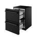 Gordon Ramsay THOR 24" Drawer Refrigerator RF24UB - Black - front right side open