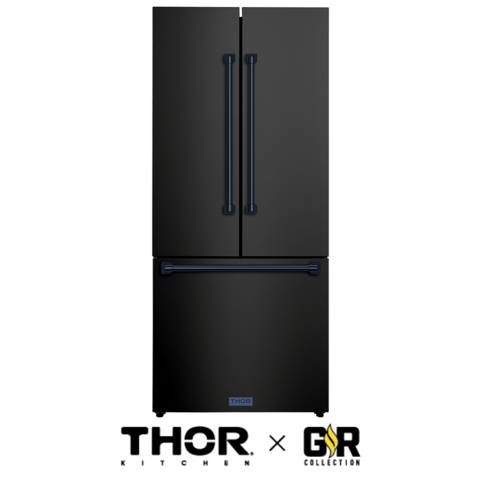 Gordon Ramsay by THOR Kitchen Package - 30" Gas Range, 30" Refrigerator with Ice Maker and Dishwasher in Stainless Steel, AP-RSG30B-1