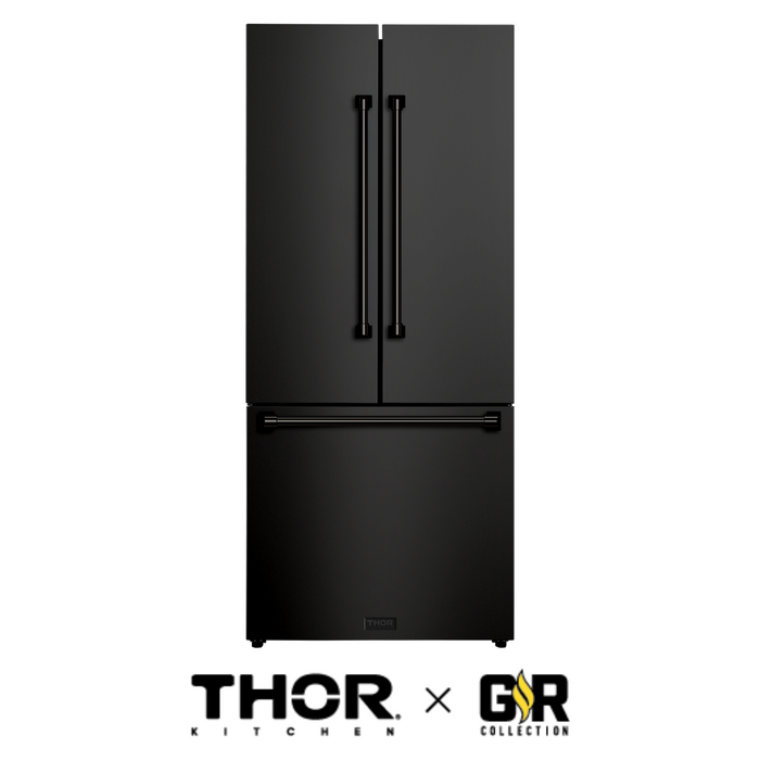 Gordon Ramsay by THOR Kitchen Package - 30" Gas Range, 30" Refrigerator with Ice Maker and Dishwasher in Stainless Steel, AP-RSG30B-1