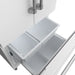 Gordon Ramsay THOR 30" White French Door Refrigerator - White - close up of freezer drawer