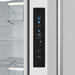 Gordon Ramsay THOR 30" White French Door Refrigerator - White - close up of control panel