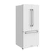 Gordon Ramsay THOR 30" White French Door Refrigerator - White - front left side closed