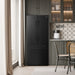 Cosmo 30 in. Vista Collection 17.5 cu. ft. Counter Depth 3-Door French Door Refrigerator, Freezer Drawer, Handles, Matte Black - COS-RFFV183GHBK