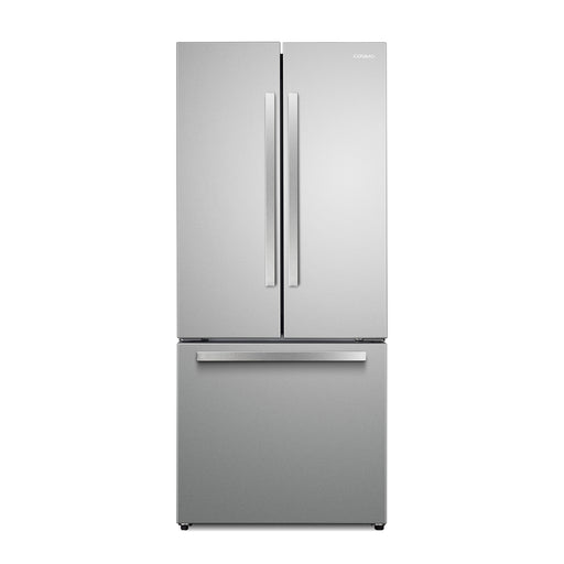 Cosmo 30 in. 17.5 cu. ft. Counter Depth 3-Door French Door Refrigerator with Freezer Drawer in Fingerprint Resistant Stainless Steel - COS-RFFV183GHS