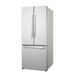 Cosmo 30 in. 17.5 cu. ft. Counter Depth 3-Door French Door Refrigerator with Freezer Drawer in Fingerprint Resistant Stainless Steel - COS-RFFV183GHS