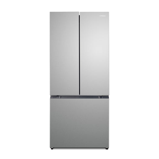 Cosmo 17.5 cu. ft. Counter Depth 3-Door French Door Refrigerator with Recessed Handles - COS-RFFV183RS