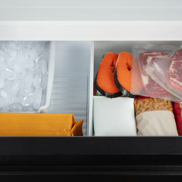 Cosmo 36 in. Vista Collection 27.4 cu. ft. French Door Refrigerator, Freezer Drawer, Water Dispenser, Ice Maker, Matte Black - COS-RFFV283RBK