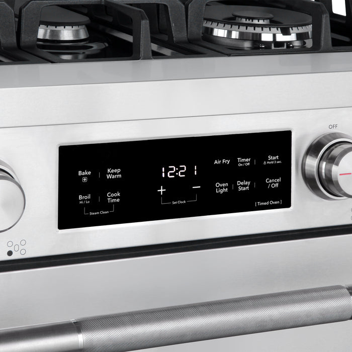 Cosmo 30 in. Stellar Collection 4.8 cu. ft. Gas Range, 5 Burners, Convection Oven, Cast Iron Grates, Stainless Steel - COS-RGS305SS