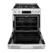 Cosmo 30 in. Stellar Collection 4.8 cu. ft. Gas Range, 5 Burners, Convection Oven, Cast Iron Grates, Stainless Steel - COS-RGS305SS