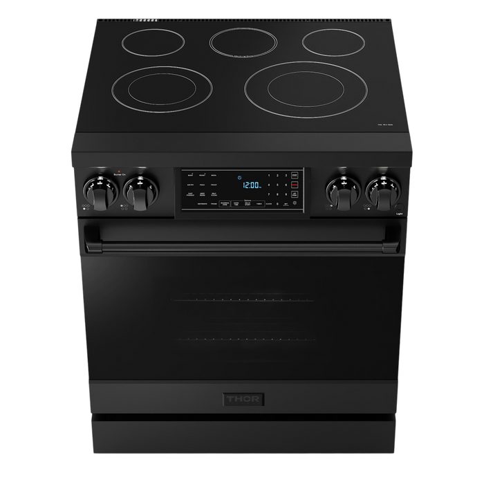 Gordon Ramsay by THOR Kitchen 30" 4.55 cu. ft. Professional Electric Range with Tilt Panel Touch Control, Self-Clean and Air Fry in Stainless Steel, RSE30B