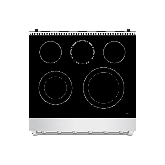 Gordon Ramsay THOR 30" 4.55 cu. ft. Professional Electric Range with Precision Knob Control RSE30P - Stainless Steel - top view