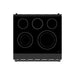 Gordon Ramsay THOR 30" Black Electric Range RSE30PB - Black - top view