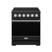 Gordon Ramsay THOR 30" Black Electric Range RSE30PB - Black / Stainless Steel - front door closed