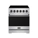 Gordon Ramsay THOR 30" 4.55 cu. ft. Professional Electric Range with Precision Knob Control RSE30P - Stainless Steel / Black - front door closed