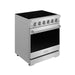 Gordon Ramsay THOR 30" 4.55 cu. ft. Professional Electric Range with Precision Knob Control RSE30P - Stainless Steel - front left side closed