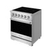 Gordon Ramsay THOR 30" 4.55 cu. ft. Professional Electric Range with Precision Knob Control RSE30P - Stainless Steel - front right side closed