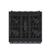 Gordon Ramsay THOR 30" Black Gas Range RSG30PB - Black / Blue - top view
