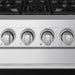 Gordon Ramsay THOR 30" Gas Range RSG30P - Stainless Steel - close up of color hardware