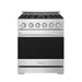 Gordon Ramsay THOR 30" Gas Range RSG30P - Stainless Steel - front door closed
