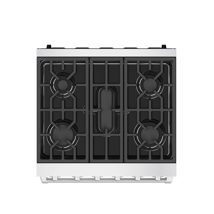 Gordon Ramsay THOR 30" Gas Range RSG30P - Stainless Steel - top view