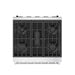 Gordon Ramsay THOR 30" Gas Range RSG30P - Stainless Steel - top view