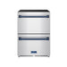 Gordon Ramsay THOR 24" Drawer Freezer RZ24U - Stainless Steel / Blue - front door closed