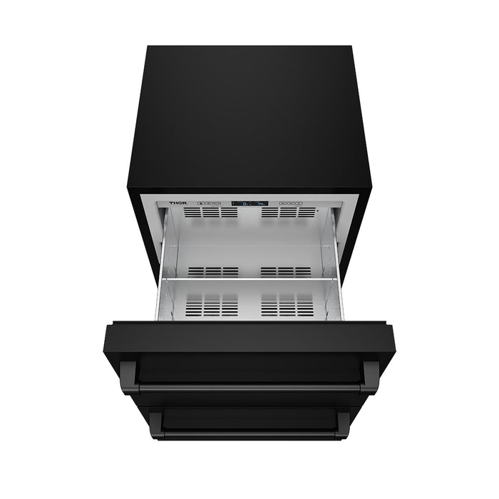 Gordon Ramsay THOR 24" Black Drawer Freezer RZ24UB - Black - top view