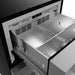 Gordon Ramsay THOR 24" Drawer Freezer RZ24U - Stainless Steel - close up of drawer