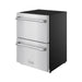 Gordon Ramsay THOR 24" Drawer Freezer RZ24U - Stainless Steel - front right side closed
