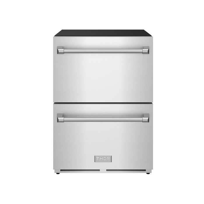 Gordon Ramsay THOR 24" Drawer Freezer RZ24U - Stainless Steel - front door closed