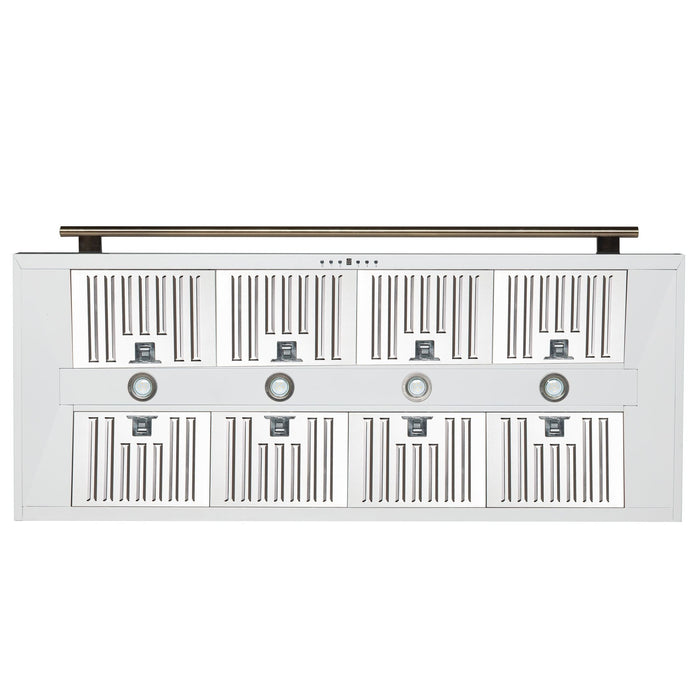 Forno Aria 60 Inch Wall-Mounted Range Hood in White