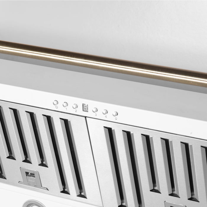 Forno Aria 60 Inch Wall-Mounted Range Hood in White