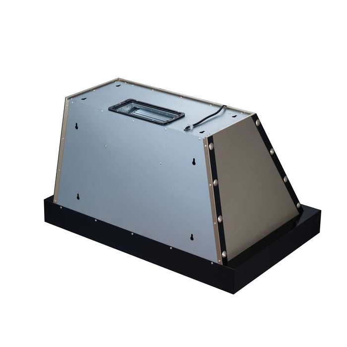 Forno - 36" Wall Mount Range Hood, in Copper with black Trim