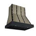 Forno - 36" Wall Mount Range Hood, in Copper with black Trim