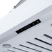 Forno Ambassador 48" Range Hood in White with 304 CFM, 3 Speeds, Dishwasher Safe Baffle Filters, LED Lights and Remote Control - FRHWM5099-48CPWHT