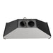 Forno Venezia 48 Inch Wall-Mounted Range Hood in Black with Antique Brass Accessories, Touch Controls and Baffle Filters