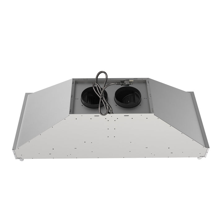 Forno Venezia 48 Inch Wall-Mounted Range Hood with Touch Controls and Baffle Filters