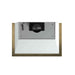 Forno Vittorio 36-Inch Wall Mount Range Hood, White with Antique Brass Trim, 424 CFM Airflow, Dishwasher-Safe Baffle Filters, Remote Control, 3-Speed Fan, Bright LED Lighting.