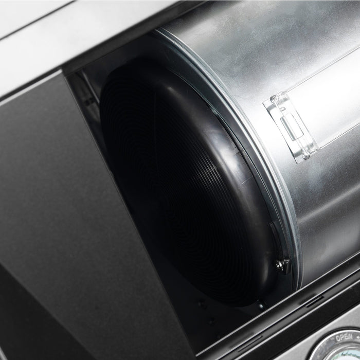 Forno Aria 36 Inch Wall-Mounted Range Hood in Black