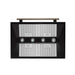 Forno Aria 36 Inch Wall-Mounted Range Hood in Black