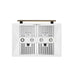 Forno Aria 36 Inch Wall-Mounted Range Hood in White