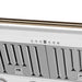 Forno Aria 36 Inch Wall-Mounted Range Hood in White