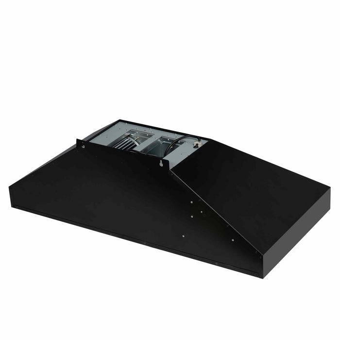Forno Aria 48 Inch Wall-Mounted Range Hood in Black