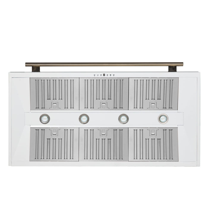 Forno Aria 48 Inch Wall-Mounted Range Hood in White