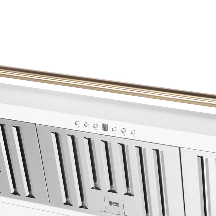 Forno Aria 48 Inch Wall-Mounted Range Hood in White